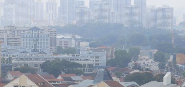 Avis de pollution à Singapour